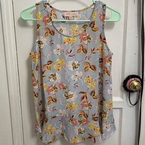 Philosophy Republic Clothing Floral Peplum Top size XS